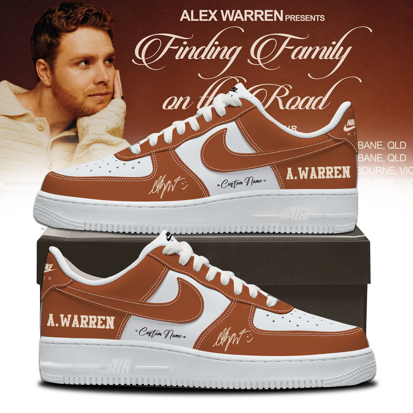 Alex Warren’s “Little Orphan Alex” Tour Shoes