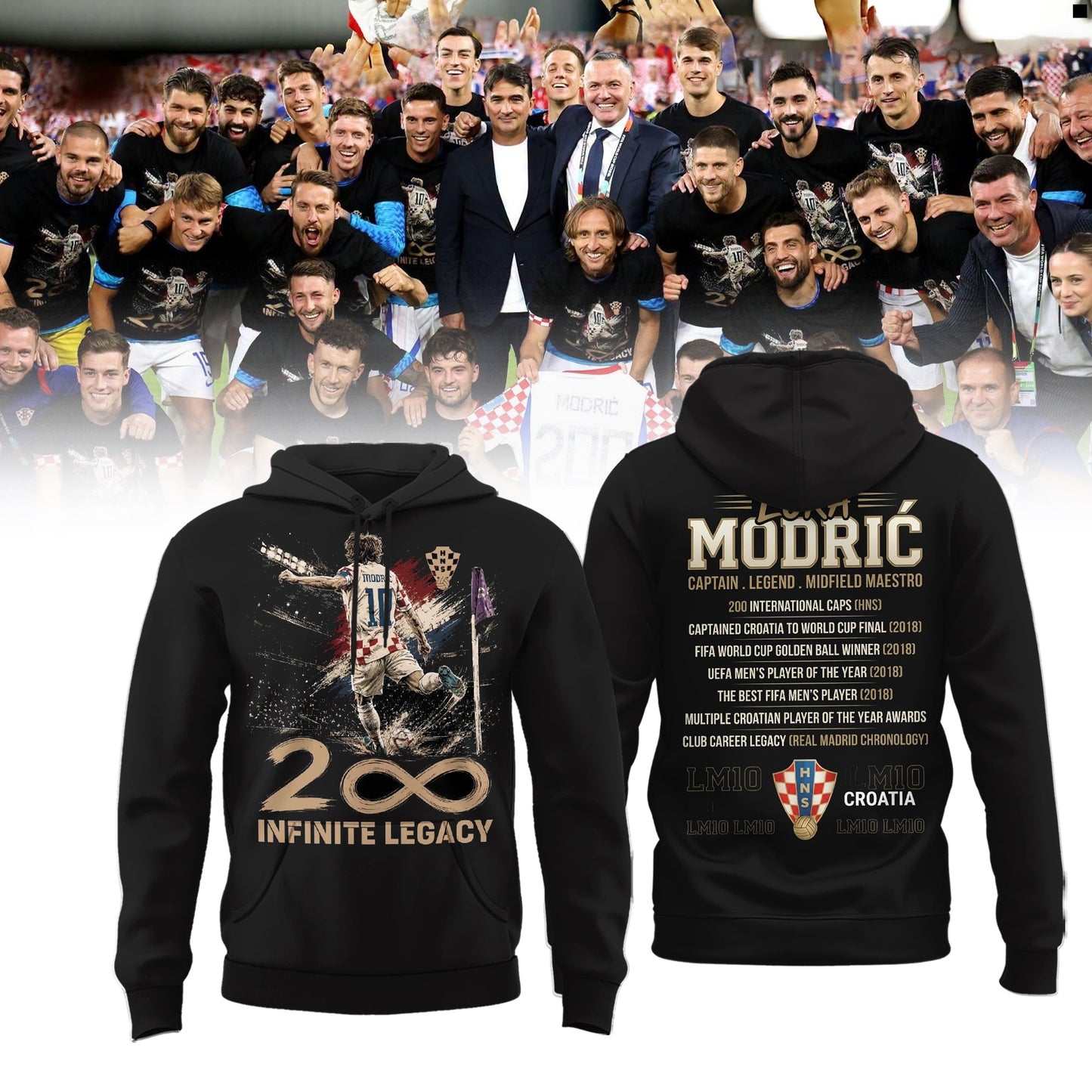 Limited Edition Luka Modrić – Captain. Legend. Midfield Maestro Shirt