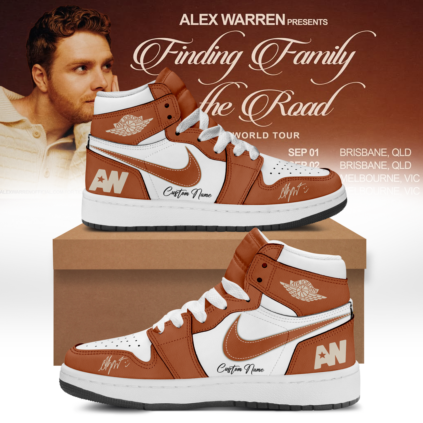 Alex Warren’s “Little Orphan Alex” Tour Shoes