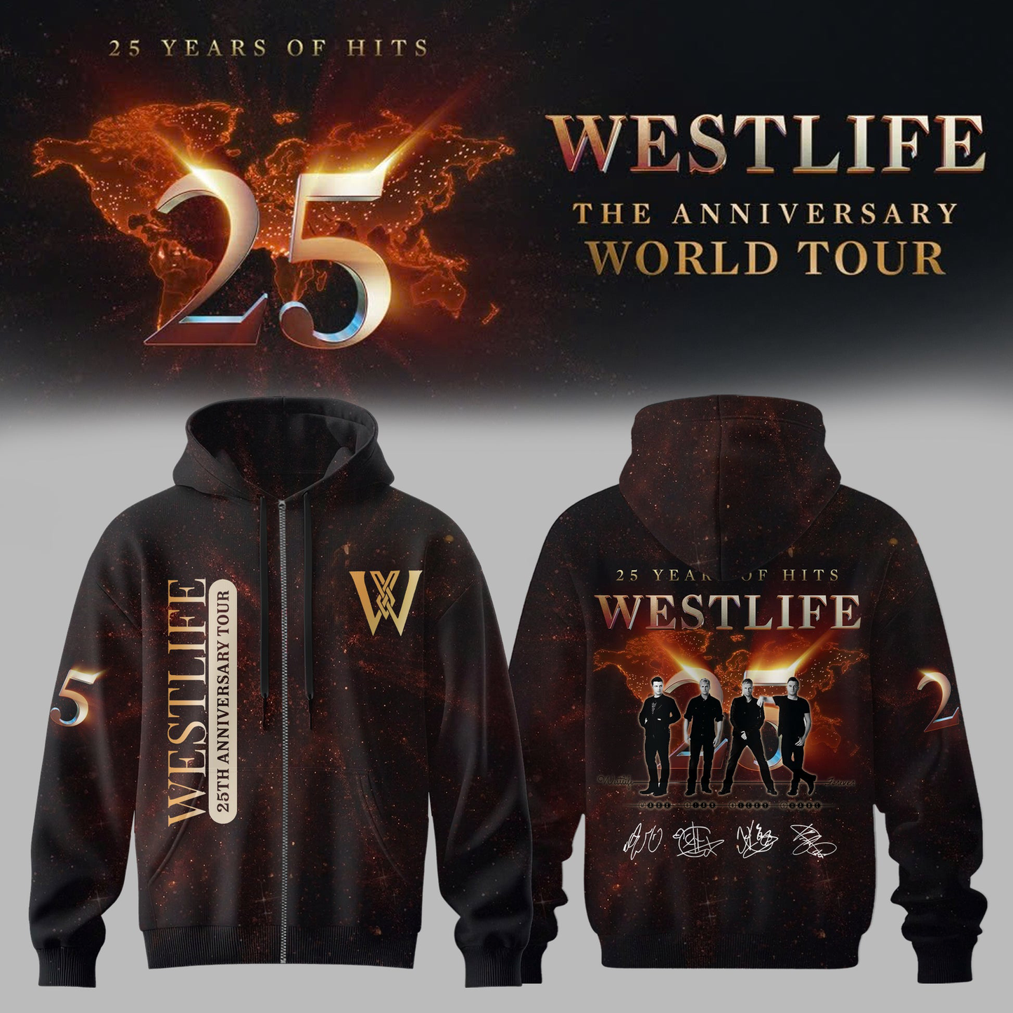 Golden Memories Limited Edition Zip Hoodie