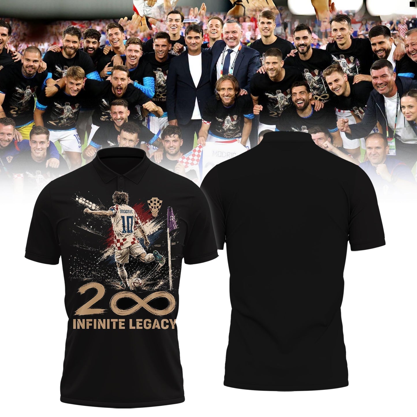 Limited Edition Luka Modrić – Captain. Legend. Midfield Maestro Shirt