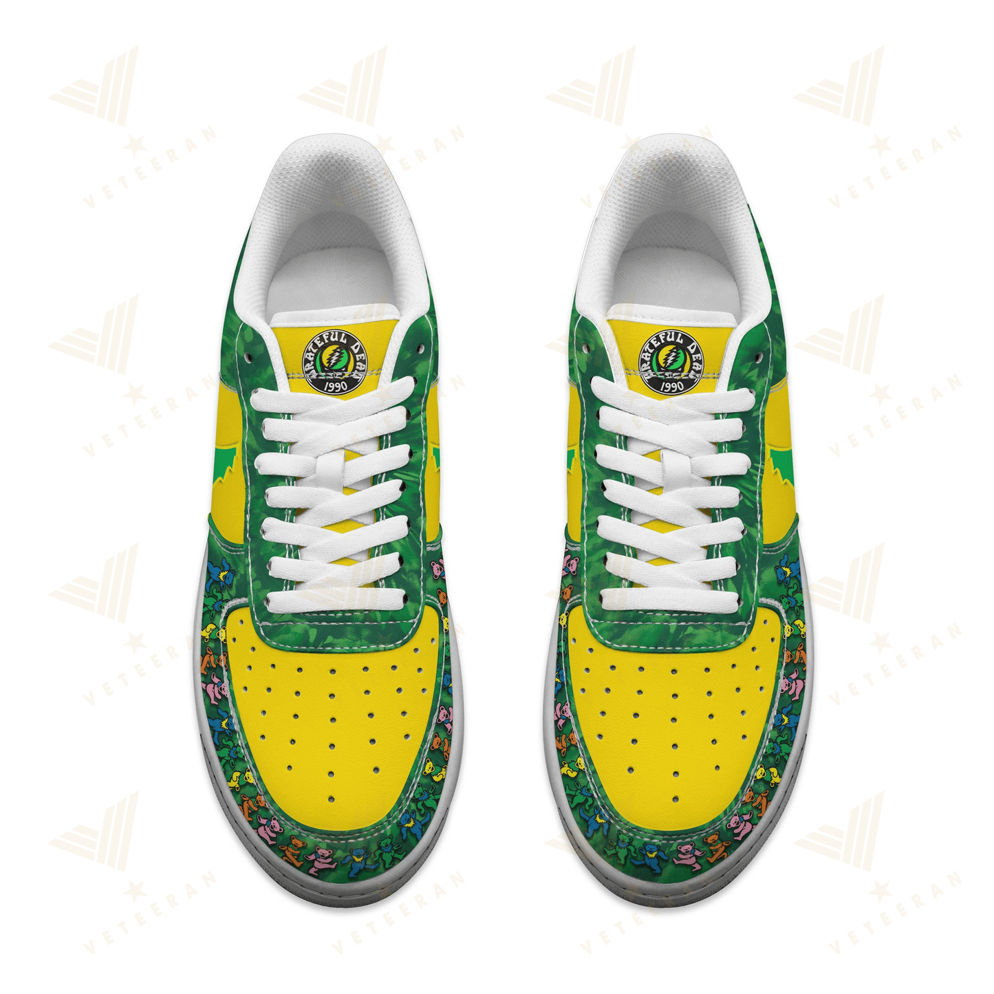 Oregon Ducks 'Tie-Dye Grateful Ducks" 2025-2026 Special Shoes v3