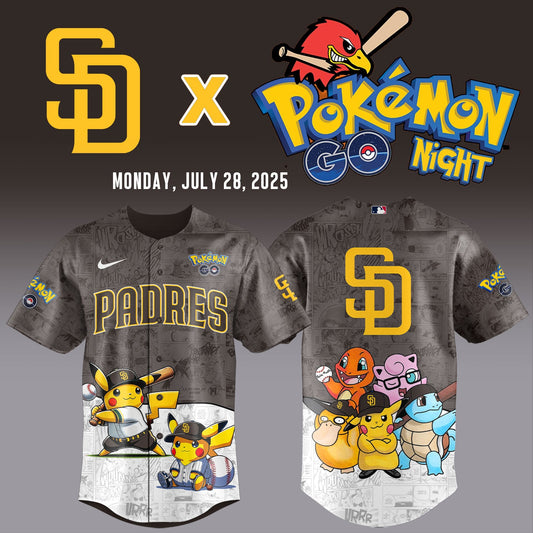 Pokémon GO - San Diego Padres Jersey