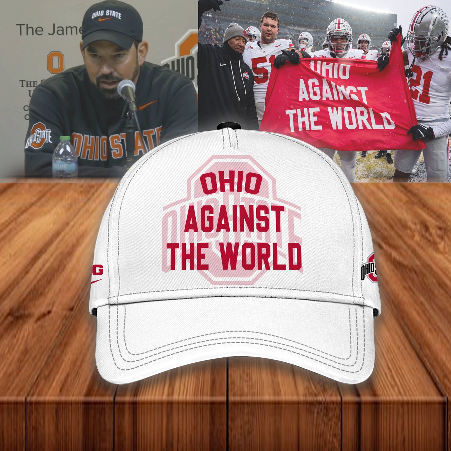 ..Ohio State Buckeyes "Against The World" Limited Edition Hoodie