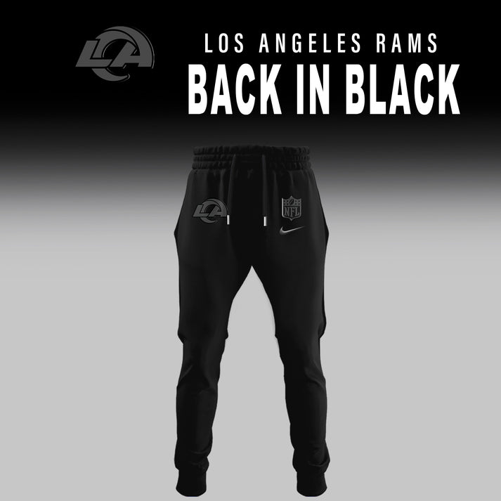 Los Angeles Rams 2025 Back In Black Limited Edition Zip Hoodie