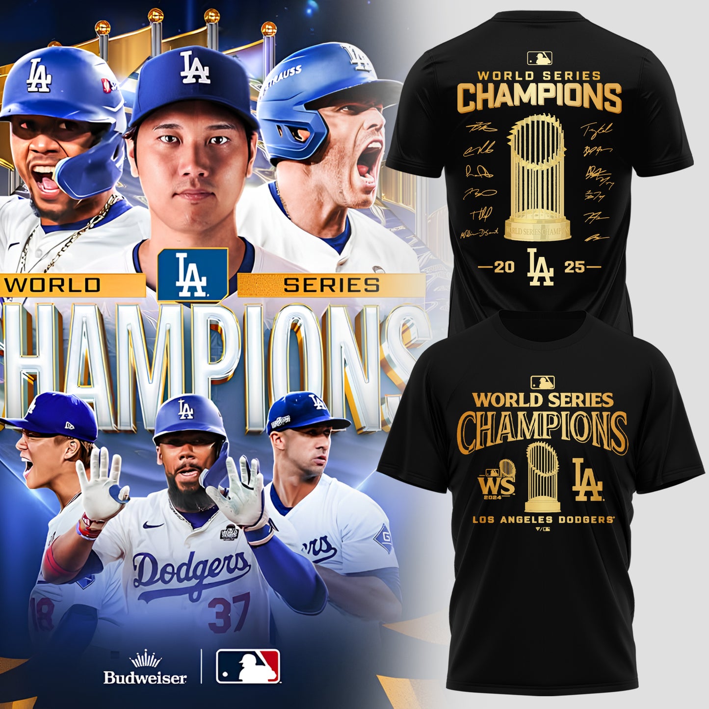 _Los Angeles Dodgers World Series 2025 Champions T-shirt