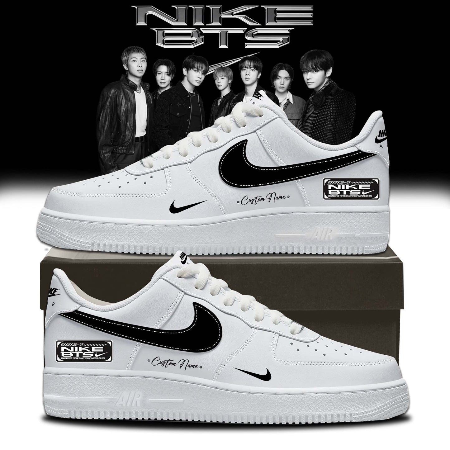 BTS Merch Collection Limited Edition Shoes