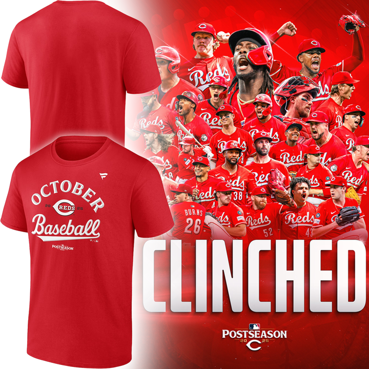 Cincinnati Reds 2025 Playoff Tee – The Reds Are In!