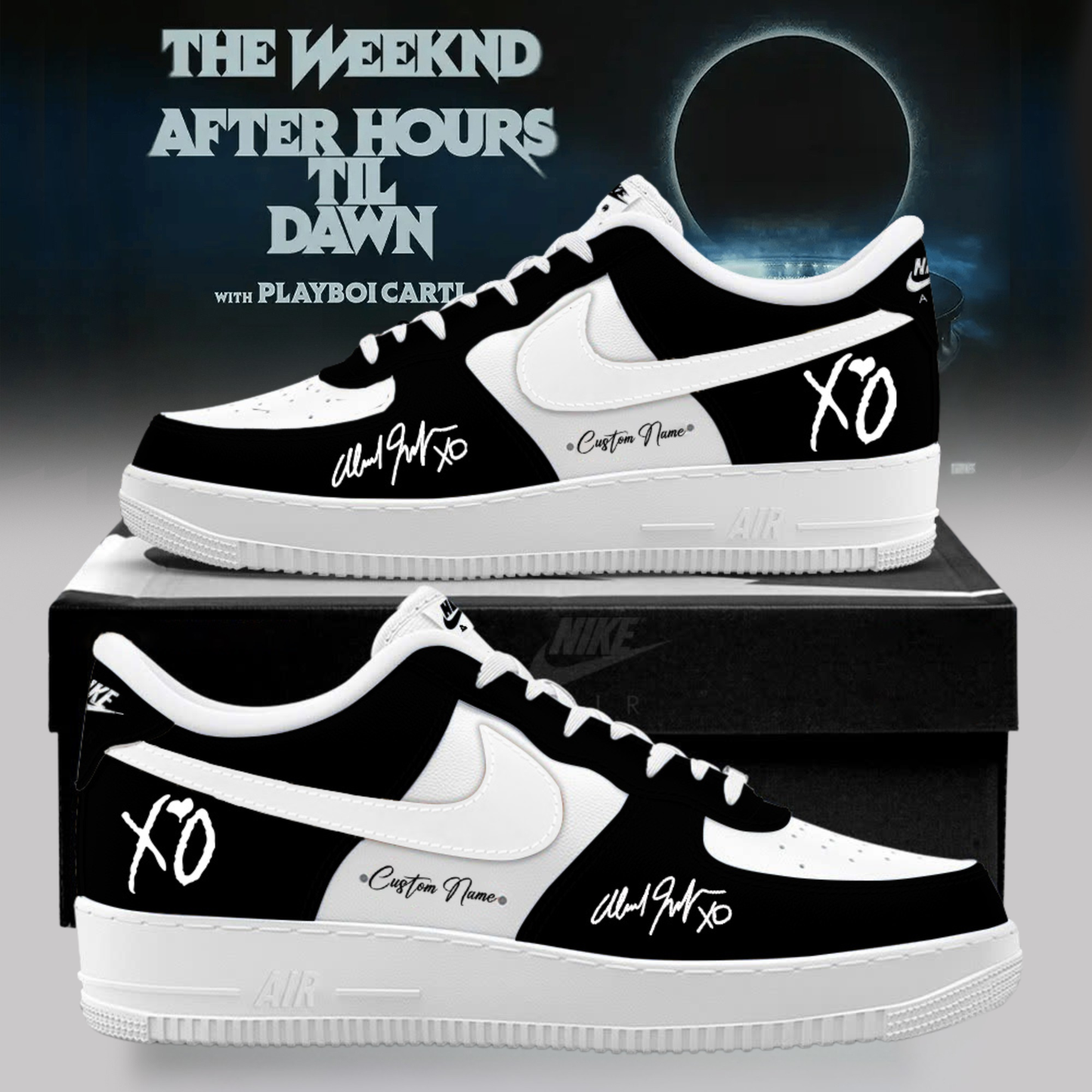 The Weeknd _ After Hours Till Dawn Tour Signature “ Shoes