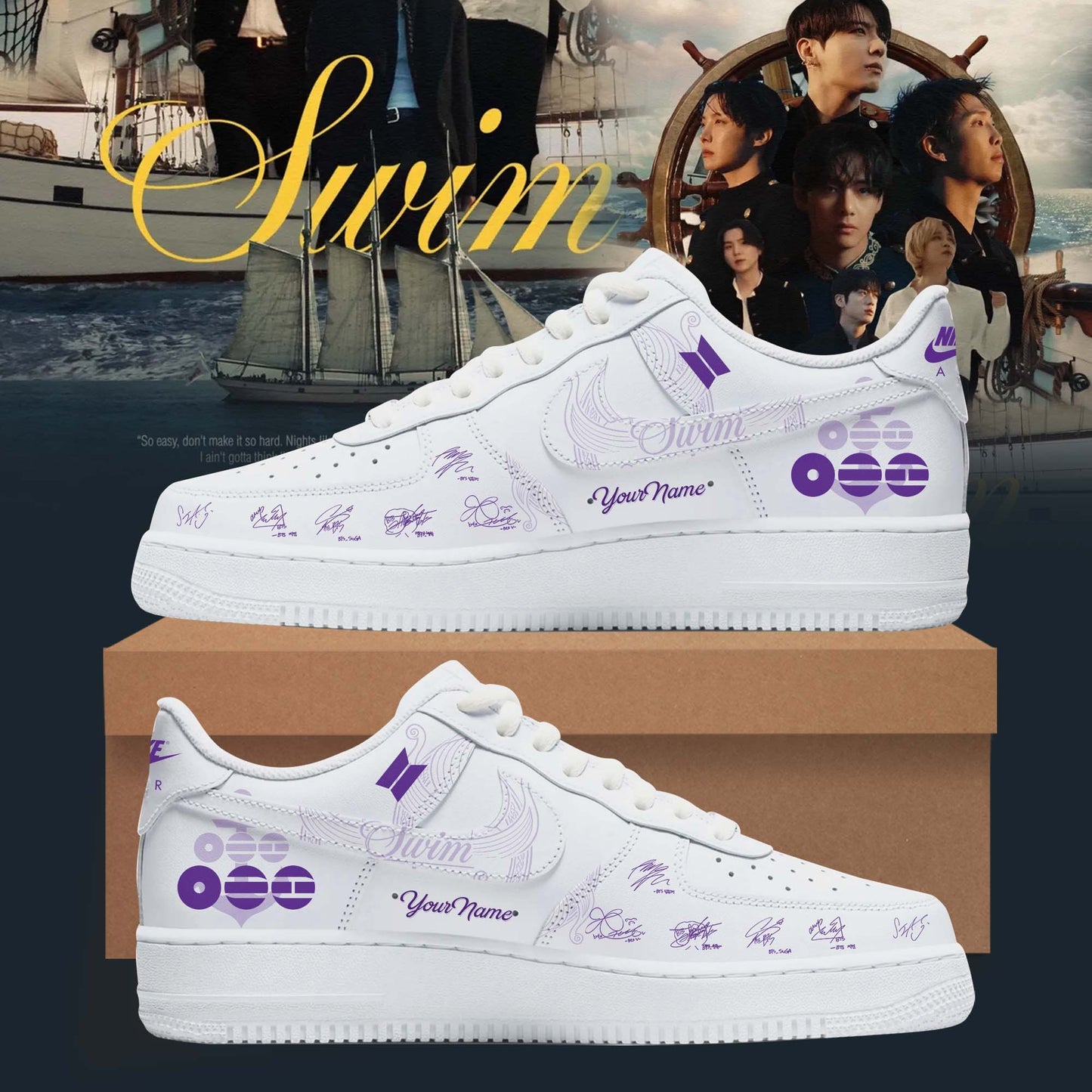 Swim Arirang Album Mixed Mesh Shoes