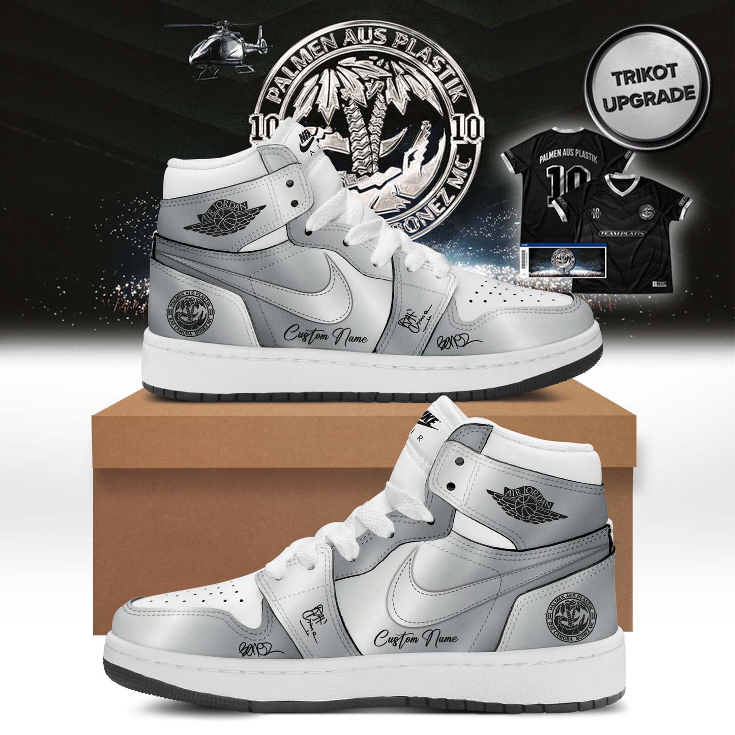 RAF Camora & Bonez MC “10 Jahre Palmen aus Plastik Tour” signed Shoes
