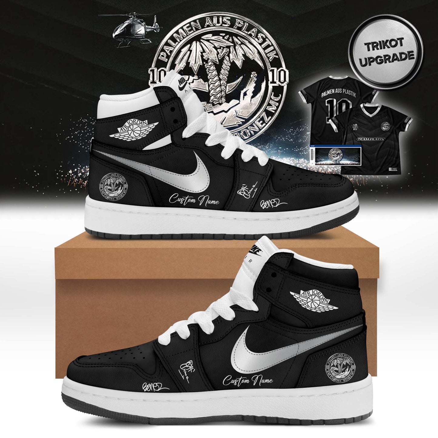 RAF Camora & Bonez MC “10 Jahre Palmen aus Plastik Tour” signed Shoes