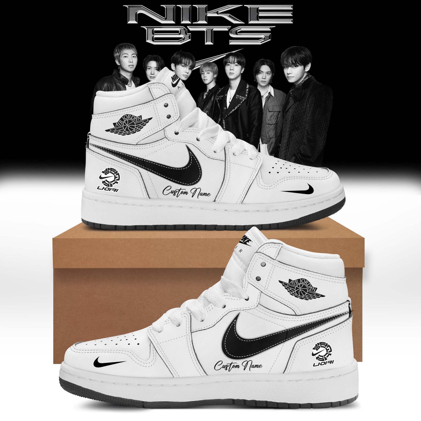 BTS Merch Collection Limited Edition Shoes