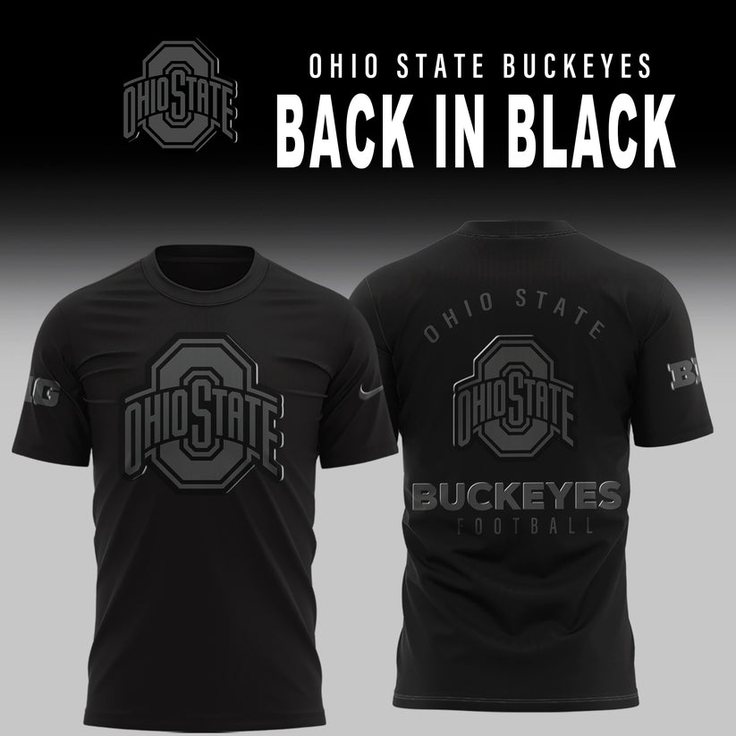 Ohio State Football Back In Black 2026 Combo T-Shirt