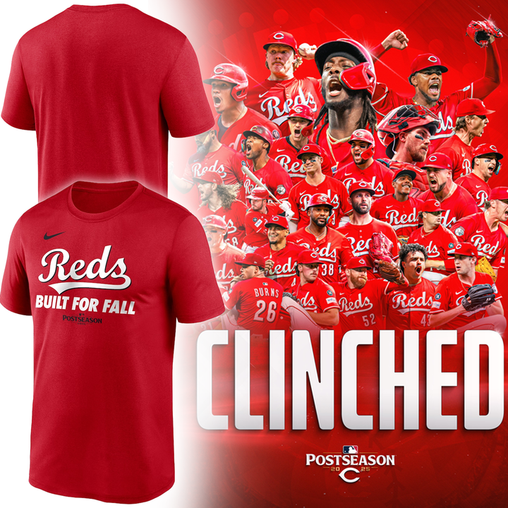 Cincinnati Reds 2025 Playoff Tee – The Reds Are In!