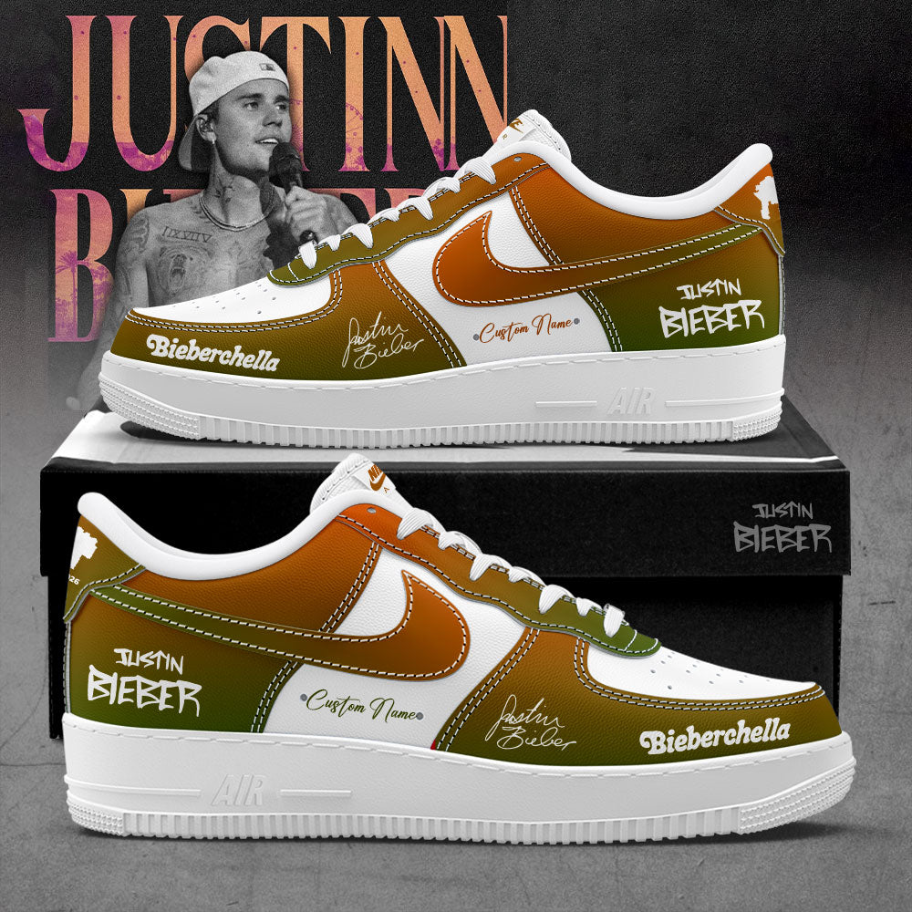 Justin Bieber is scheduled to headline Coachella 2026 V2 Custom Name Shoes AF