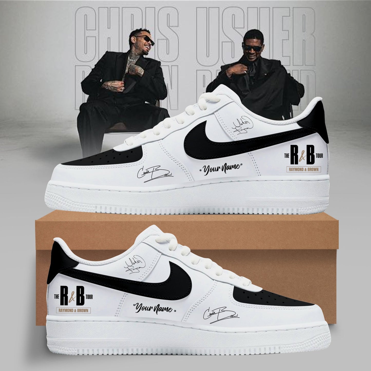 Chris Brown and Usher – The R&B Tour Edition Shoes