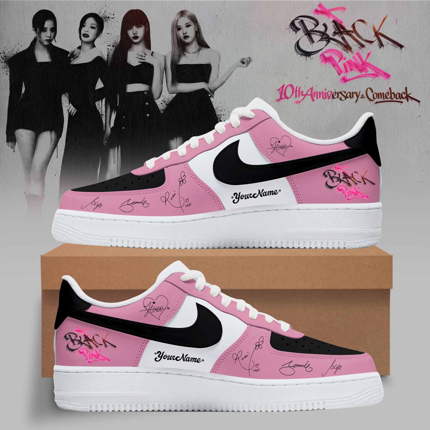 BLACKPINK “ 10th Anniversary & Comeback Exclusive AF 1
