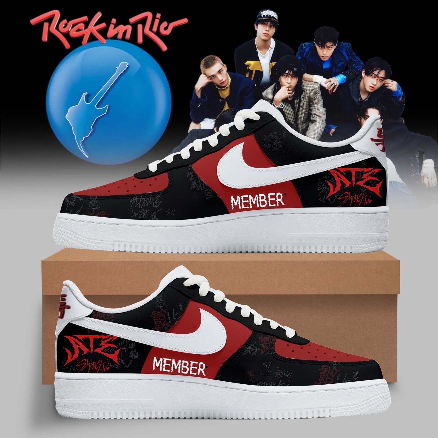 STRAY KIDS : Mini Album ATE Collection Custom Name/Member Shoes