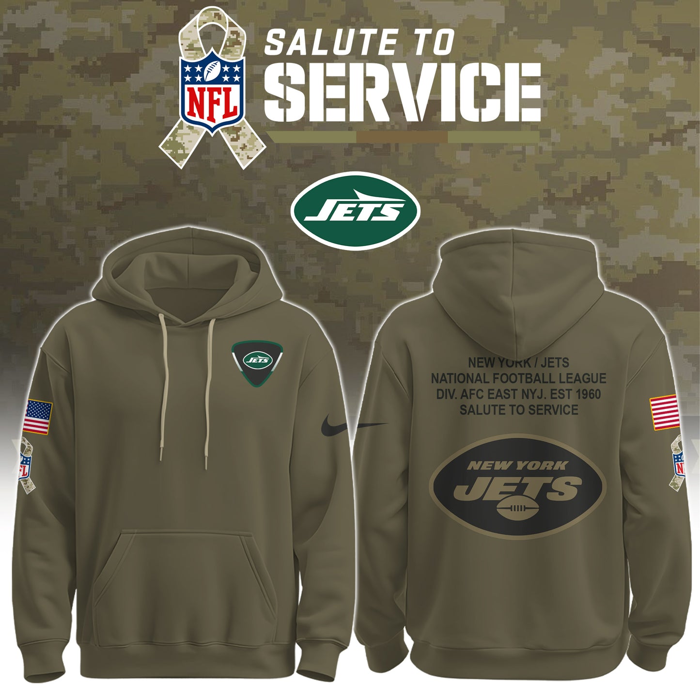 NYJ-Veteran Limited Editions Hoodie
