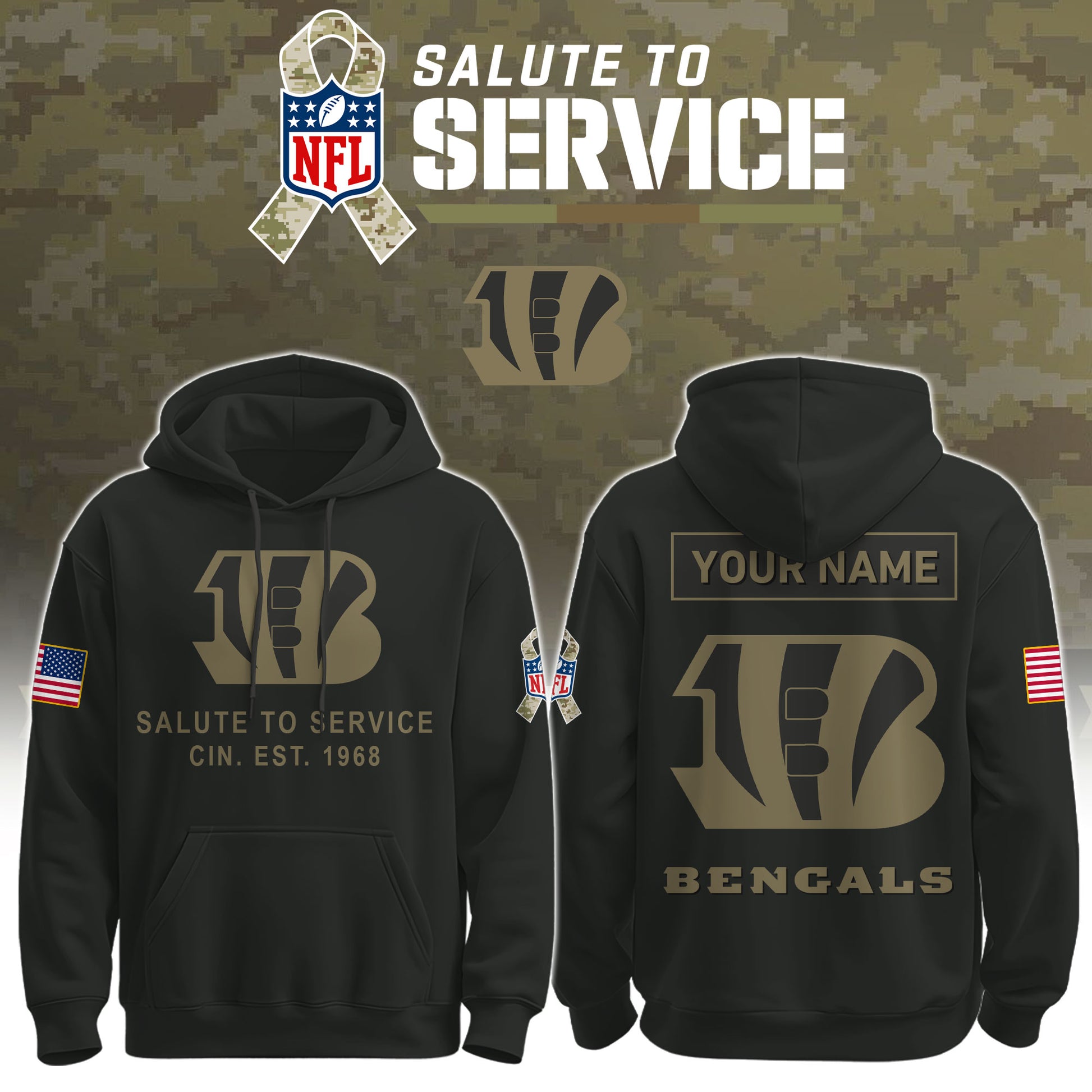 CIN-Veteran Limited Editions Hoodie Ver 2