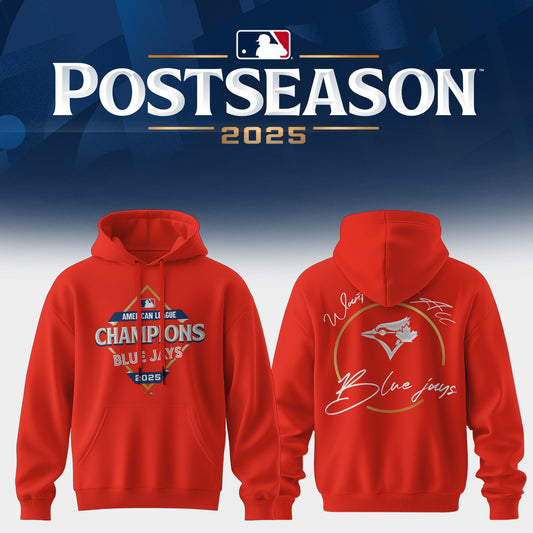 Toronto Blue Jays – 2025 American League Champions Hoodie Red