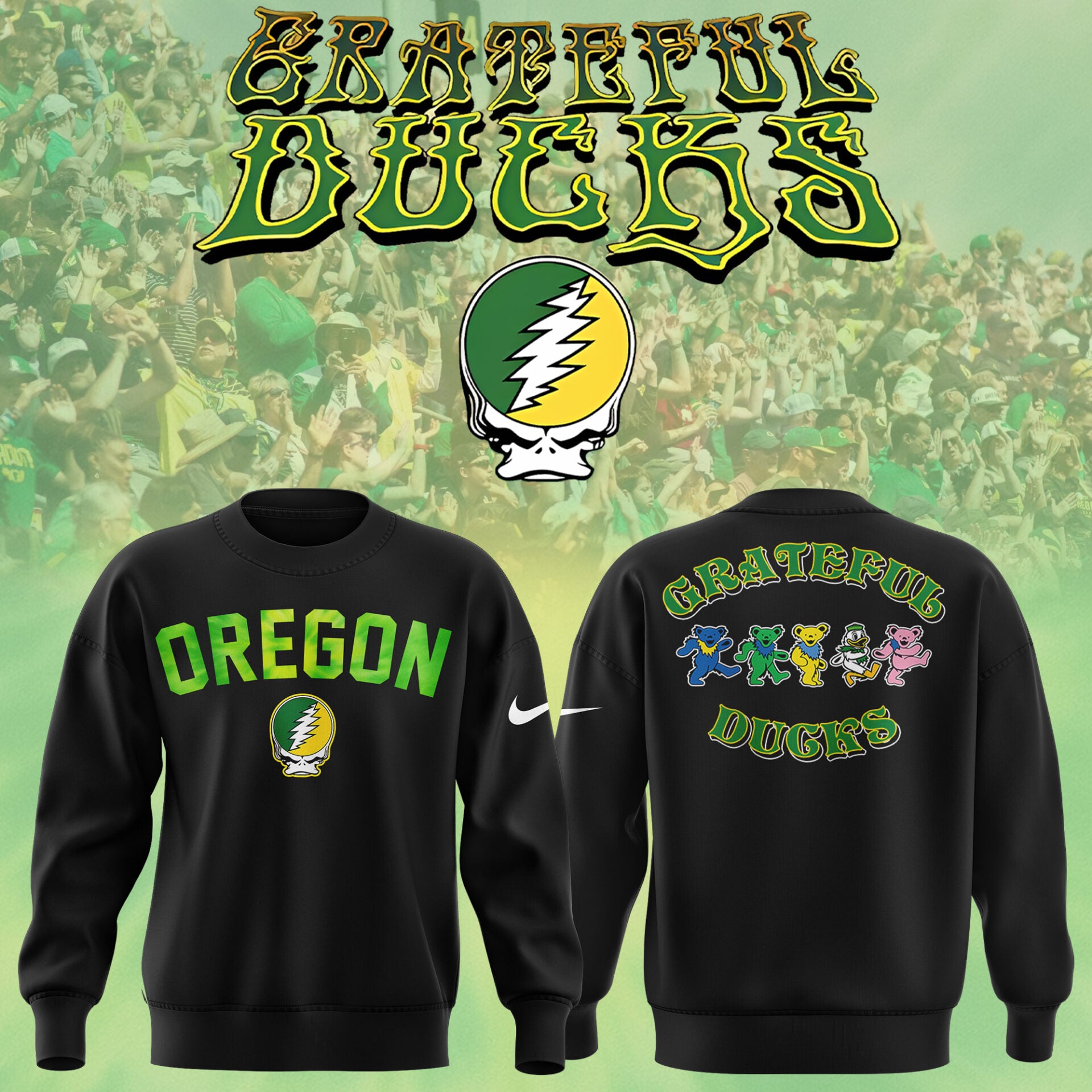 Special 2025 "Grateful Ducks" Sweatshirt-KC07312528