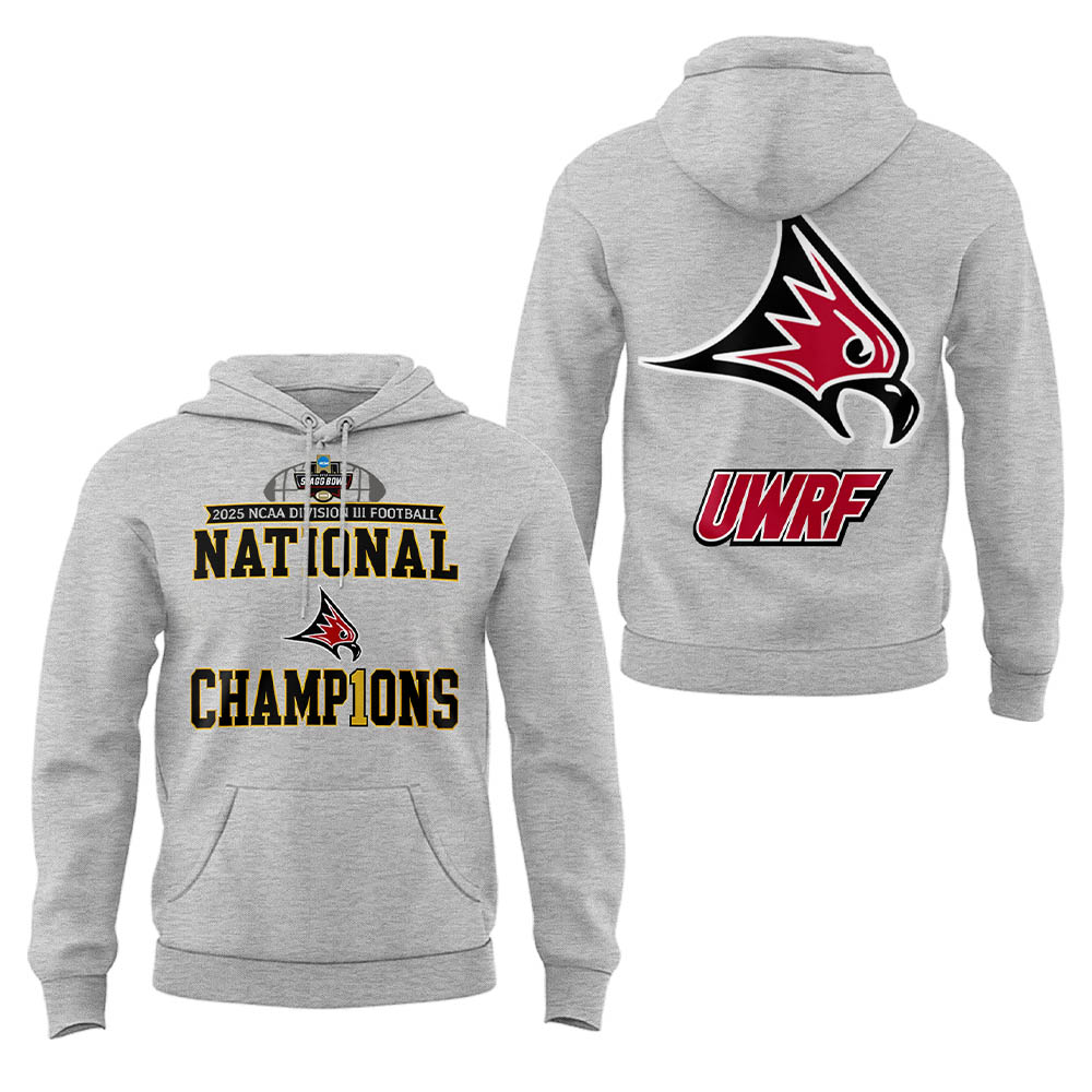 Limited Edition Falcon Football 2025 NCAA Division III National Champions Hoodie-LL260105027