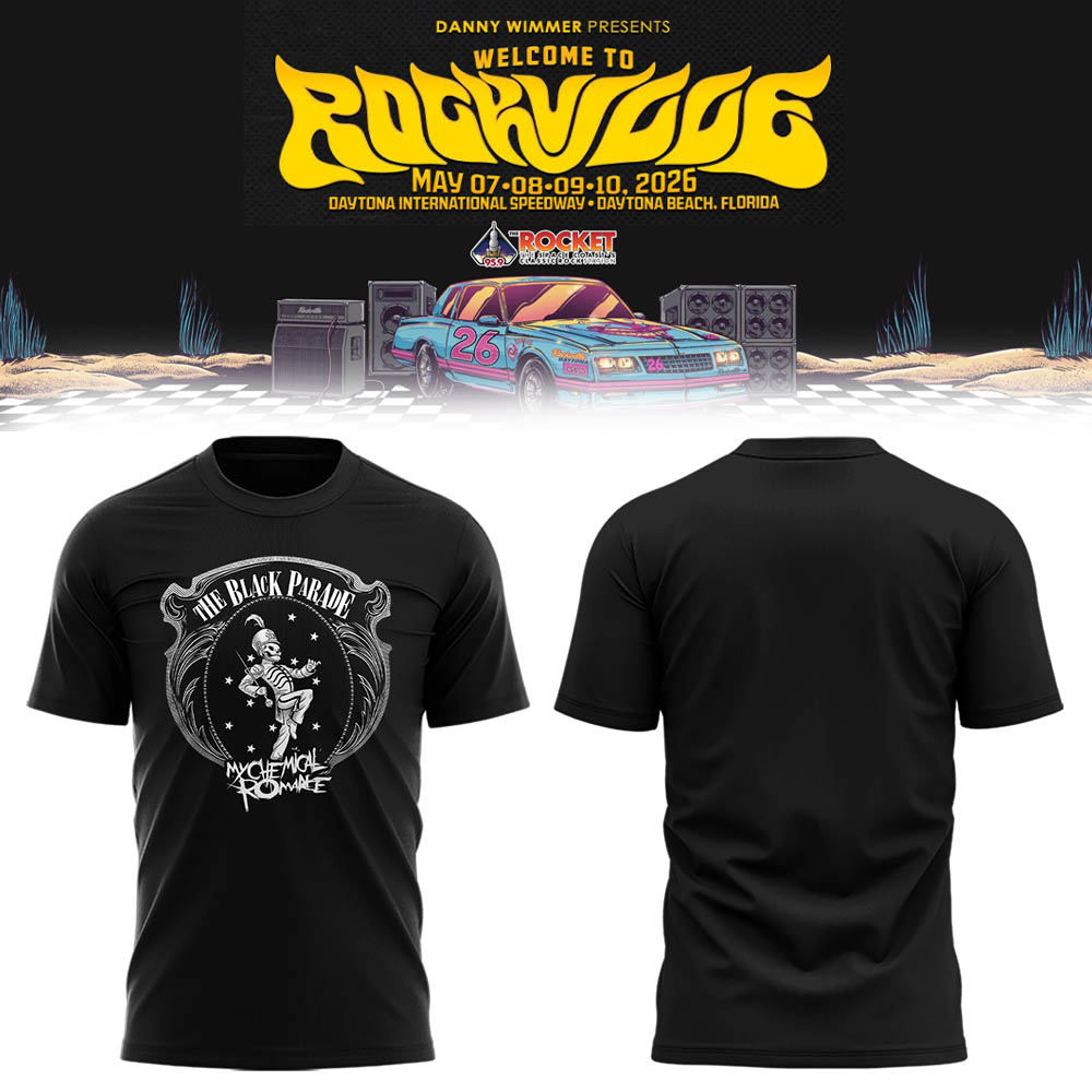Limited Edition MCR x Welcome To Rockville 2026 TShirt