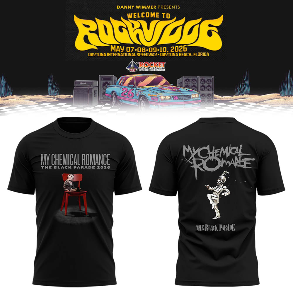 Limited Edition MCR x Welcome To Rockville 2026 TShirt