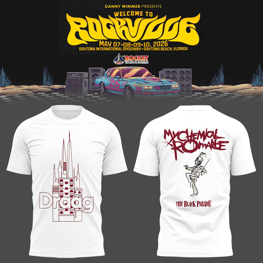 Limited Edition MCR x Welcome To Rockville 2026 TShirt