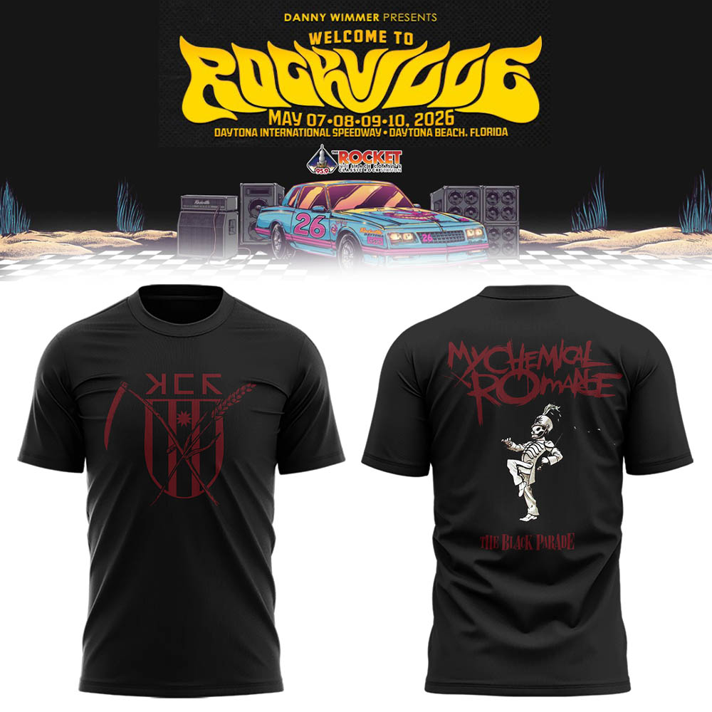 Limited Edition MCR x Welcome To Rockville 2026 TShirt