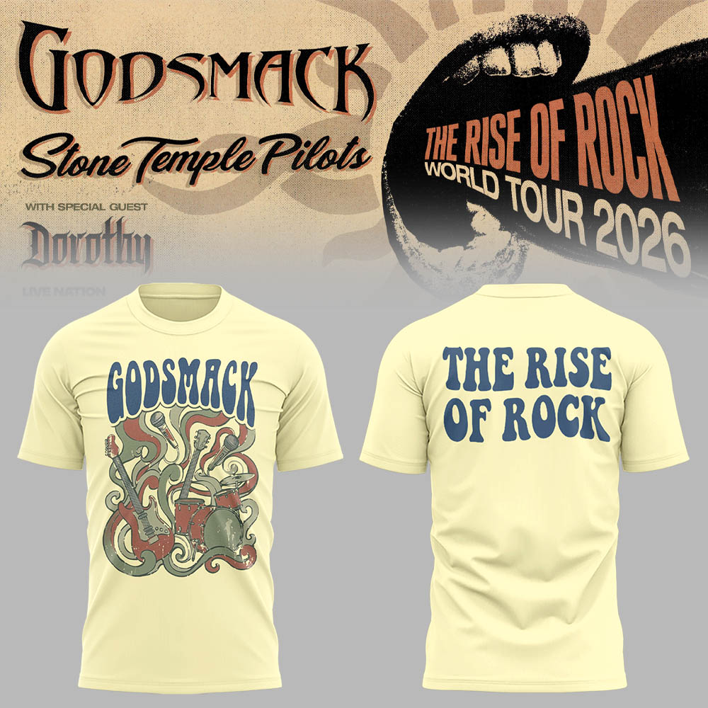 Limited Edition “The Rise Of Rock” Tour 2026 Tshirt