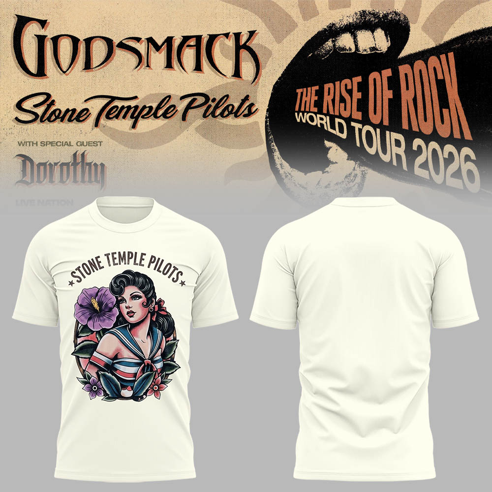 Limited Edition “The Rise Of Rock” Tour 2026 Tshirt