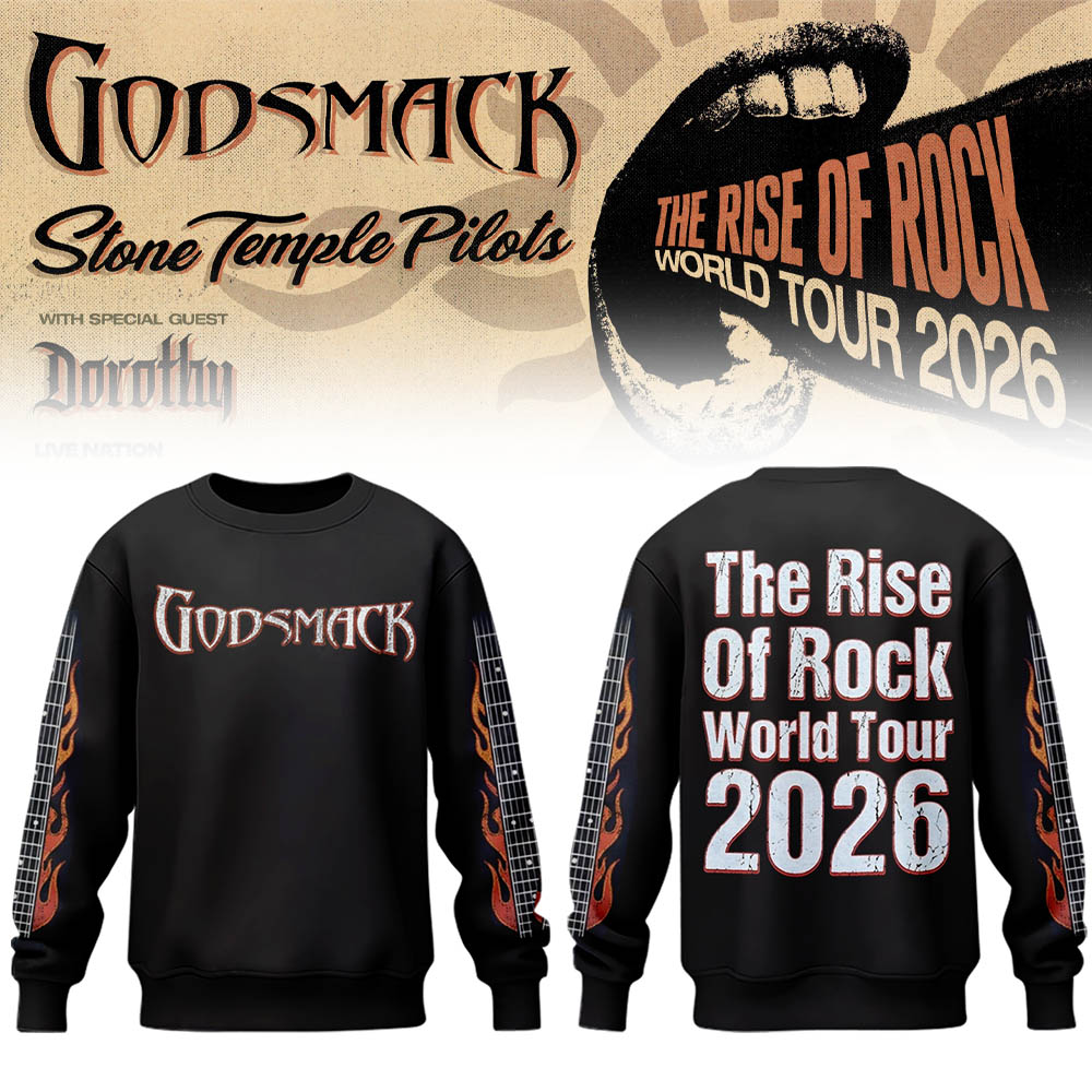 Limited Edition “The Rise Of Rock” Tour 2026 Sweatshirt