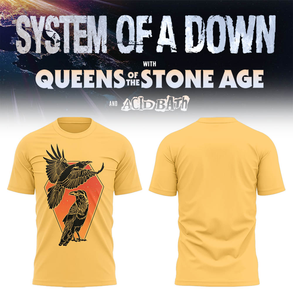 Limited Edition SOAD UK & Europe Stadium Tour 2026 T-Shirt