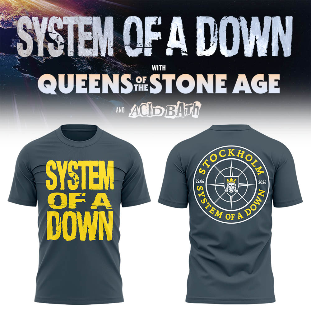 Limited Edition SOAD UK & Europe Stadium Tour 2026 T-Shirt