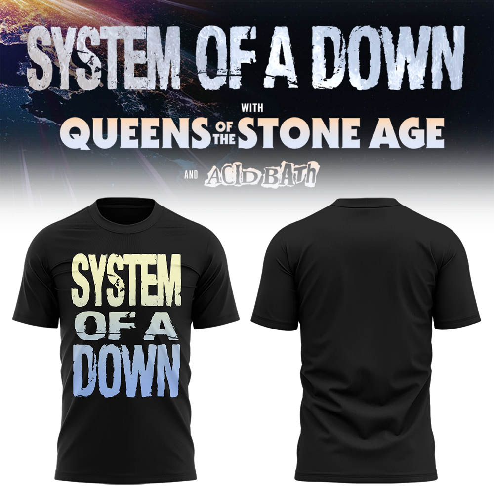 Limited Edition SOAD UK & Europe Stadium Tour 2026 T-Shirt