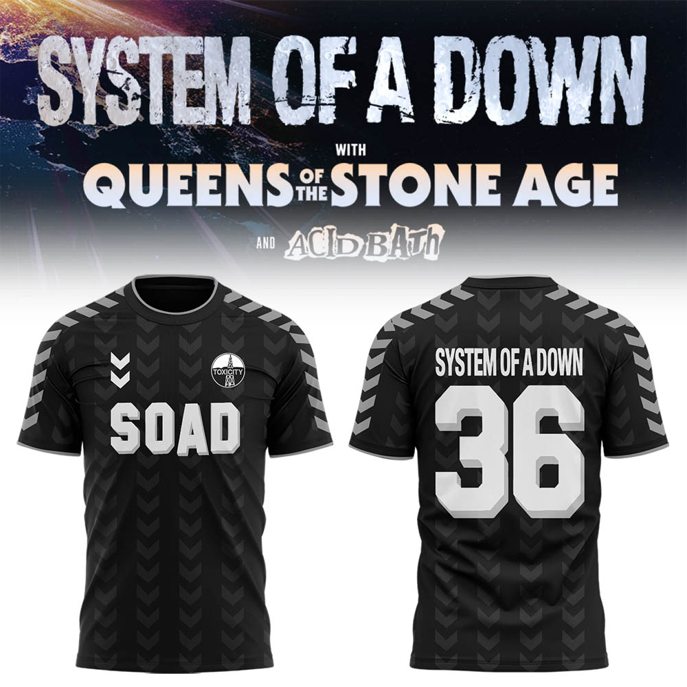 Limited Edition SOAD UK & Europe Stadium Tour 2026 T-Shirt