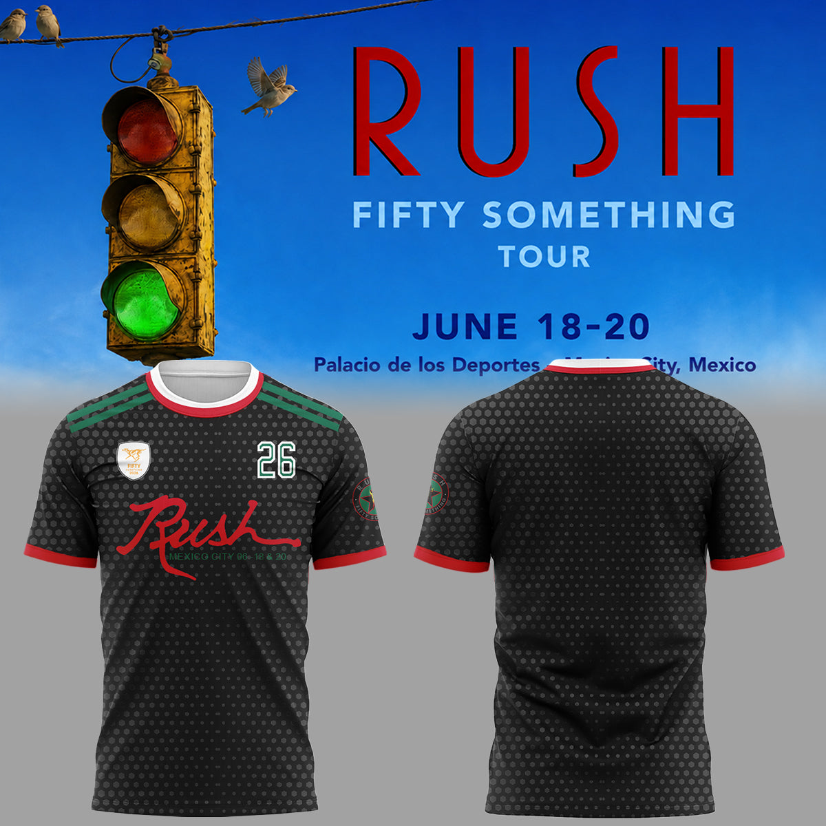 Limited Edition Fifty Something Tour At Mexico Shirt