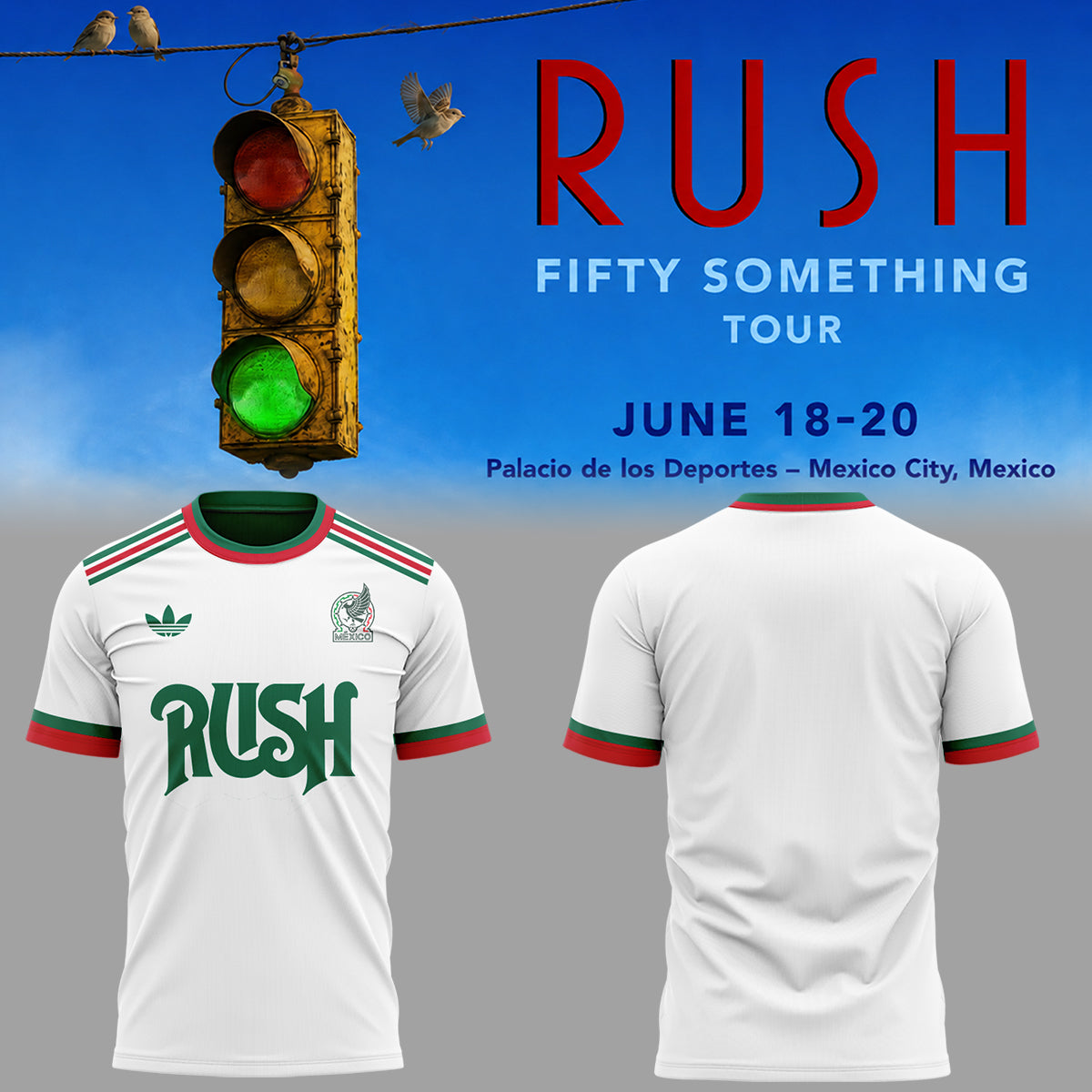 Limited Edition Fifty Something Tour At Mexico Shirt