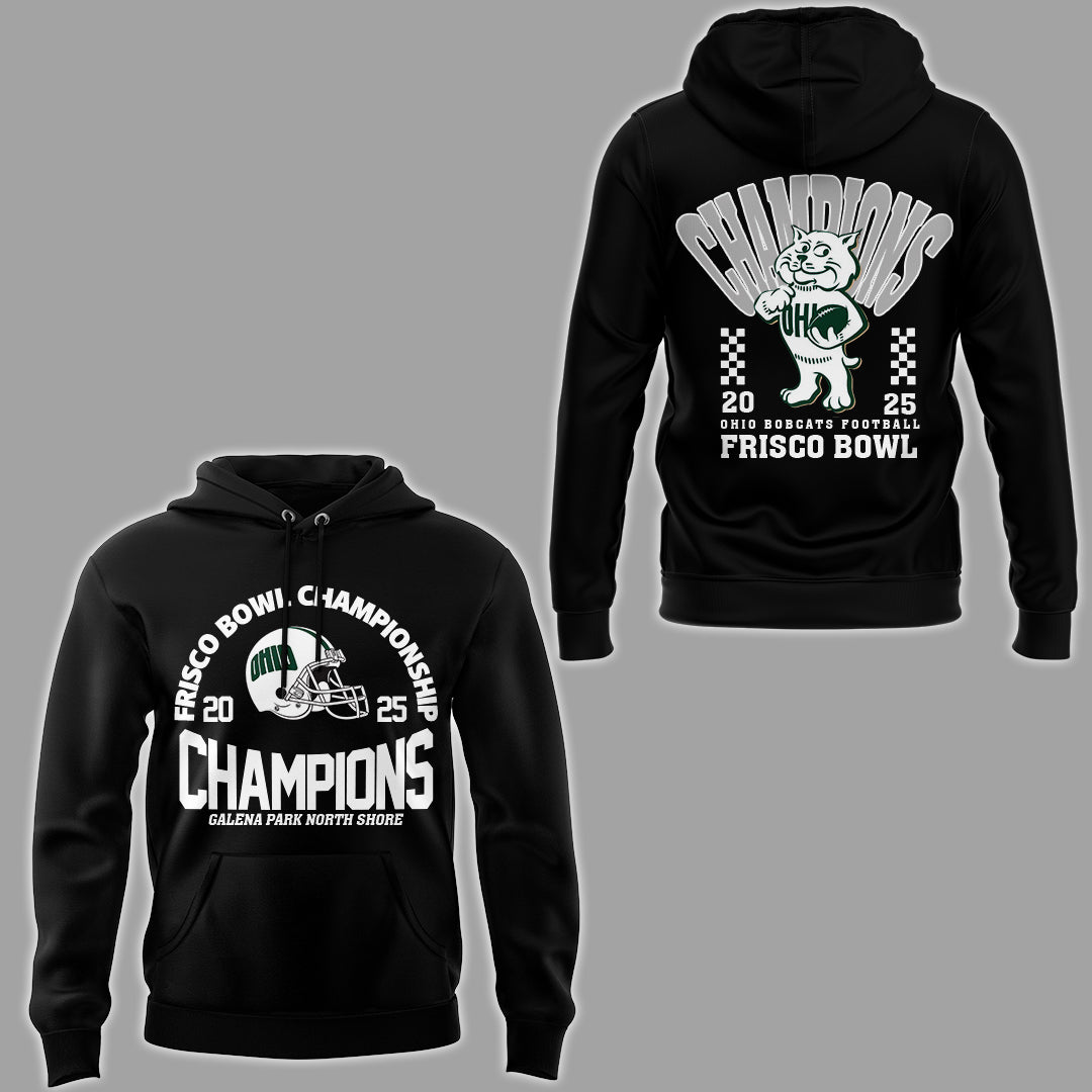 Limited Edition Ohio Football Frisco Bowl CHAMPIONS Hoodie-ND12242541