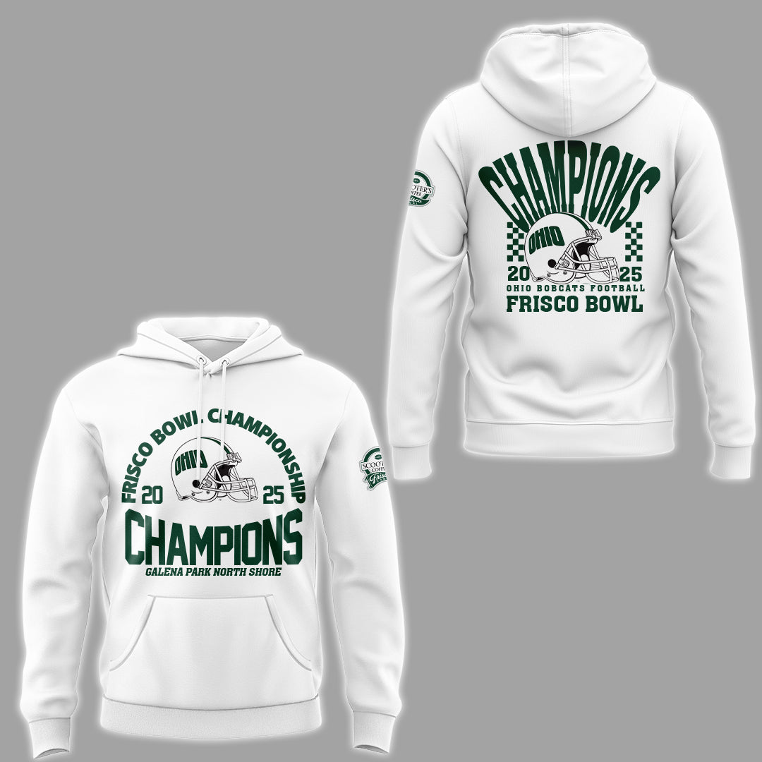 Limited Edition Ohio Football Frisco Bowl CHAMPIONS Hoodie-ND12242546