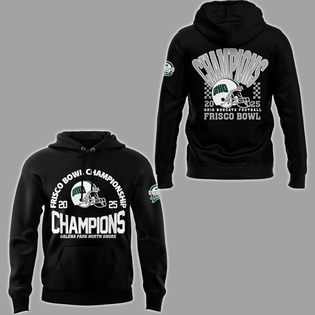 Limited Edition Ohio Football Frisco Bowl CHAMPIONS Hoodie-ND12242548
