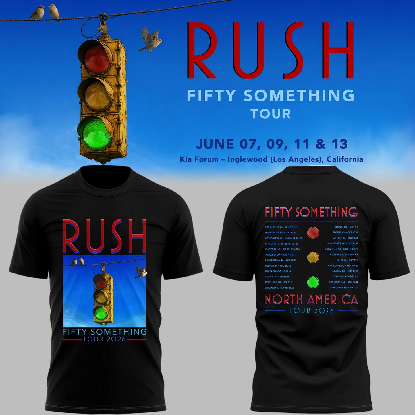 Limited Edition Fifty Something Tour Shirt