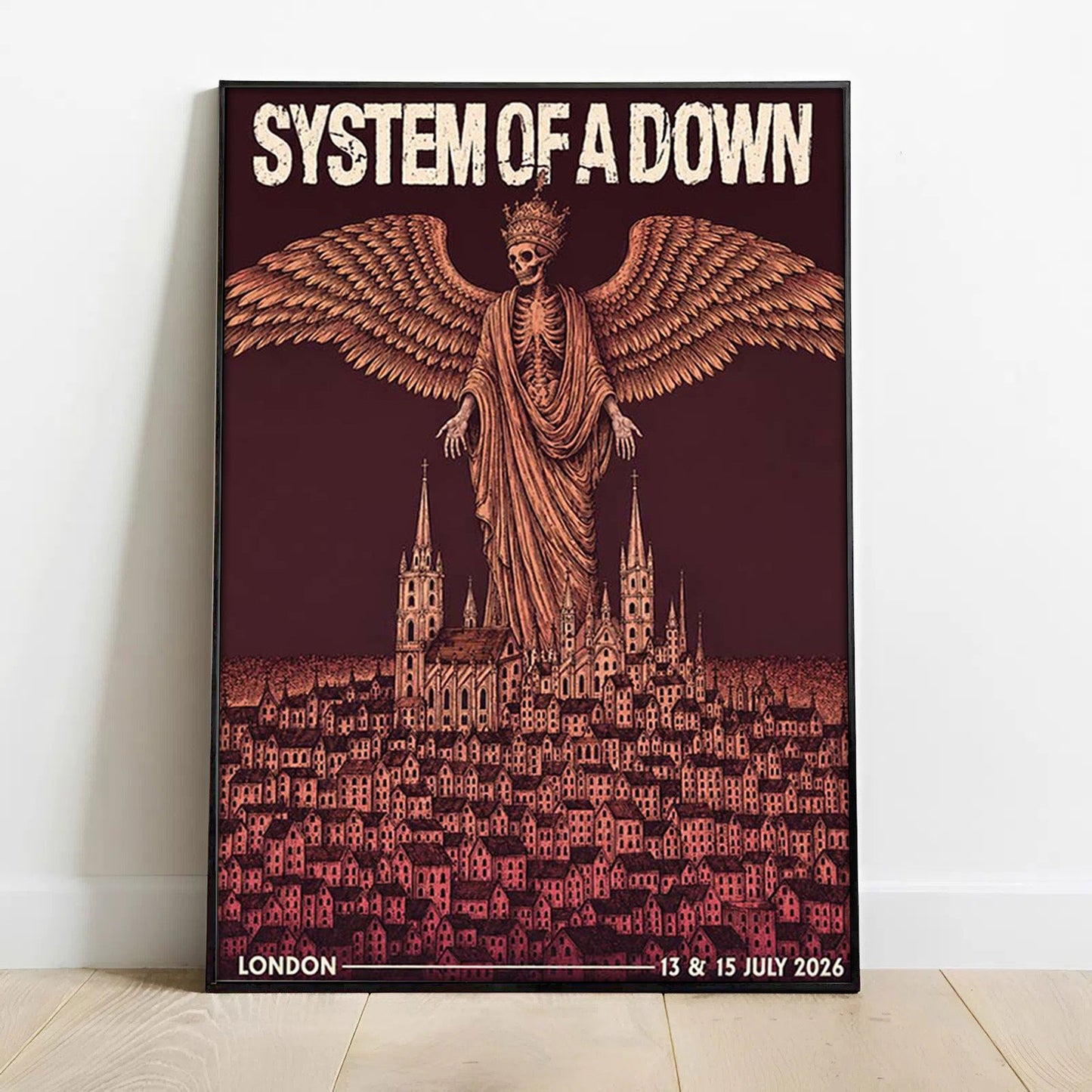 Limited Edition SOAD UK & Europe Stadium Tour 2026 Poster
