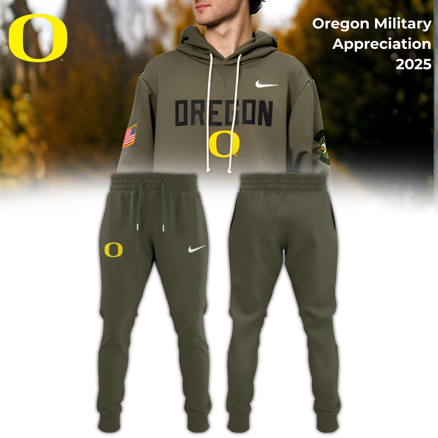 Oregon Ducks 2025 Military Appreciation Limited Edition T-Shirt