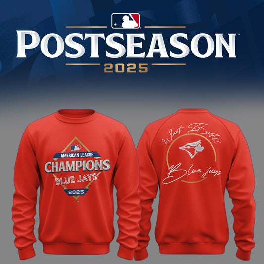 Toronto Blue Jays – 2025 American League Champions Sweatshirt Red