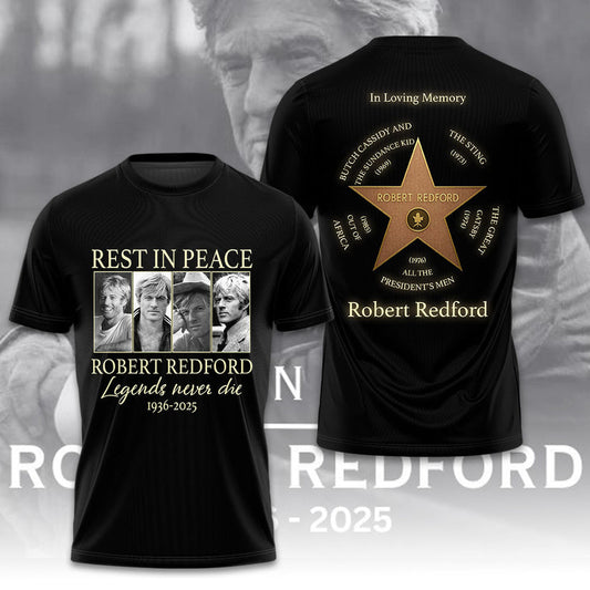 Robert Redford 3D T-Shirt