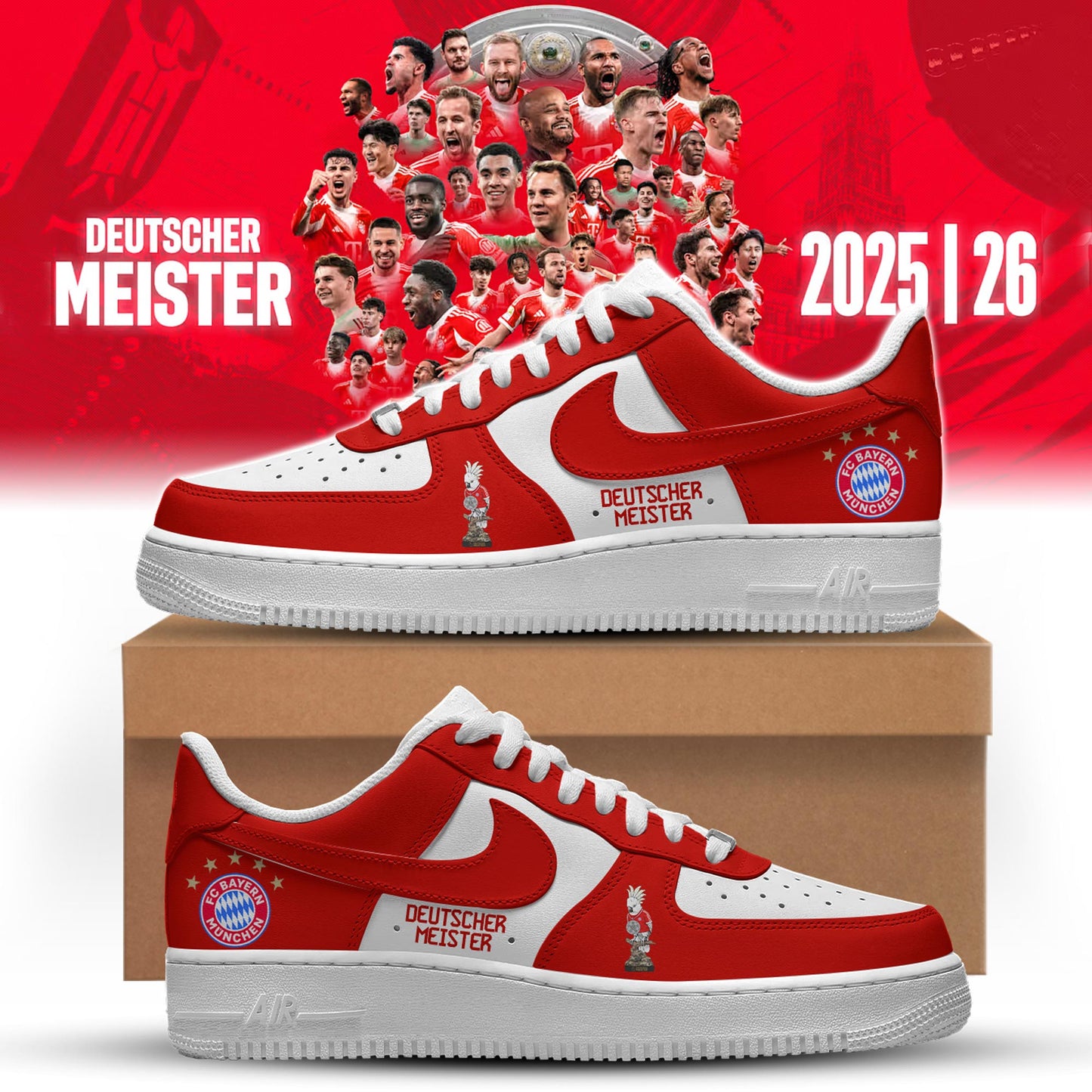 FC Bayern Special Deutscher Meister 35th Limited Edition Shoes